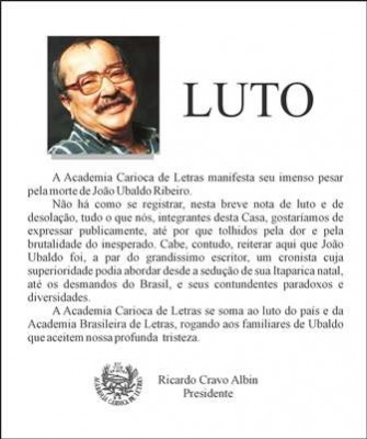 LUTO - JOÃƒO UBALDO RIBEIRO