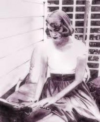 sylvia plath 2 images